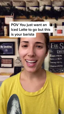 Calla Lily never let’s you order your regular #coffeeshop #SmallBusiness #bushwick #brooklyn #nyc #coffee #barista #skit #summerrecipes