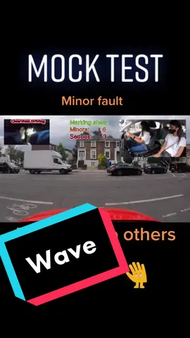 Traffic on the right was at a RED light. Should have moved forward #mock #test #driving #lesson #tips #practical #hazards #awareness