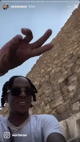 #RichTheKid in Egypt 🇪🇬 👀 @richthekid #4u #fyb