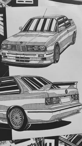 E30 ❤️ #fy #fyp #drawing #sketch #bmw #e30 #m3 #carsoftiktok #art #artistsoftiktok