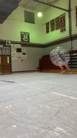 second guy had no mercy 💀 (@griffin.2003) #bighit #bumperball #highschool #fyp