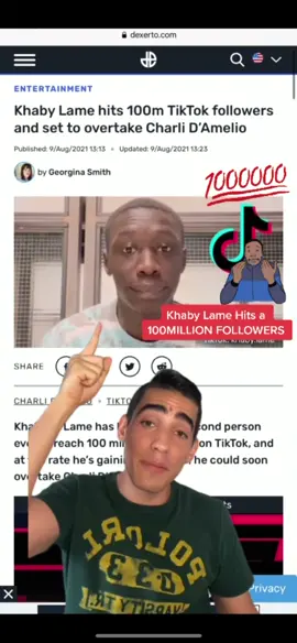 Will @khaby.lame pass @charlidamelio this month?? 📈 #khabylame #businessnews #tiktokers #headlines #businessblurb #charlidamelio @ivannivia_