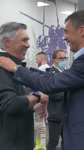 Carlo Ancelotti ❤️ Paolo Maldini 🔴⚫️ #acmilan #laprossimaseriea #tiktokfootball #tiktokcalcio #SempreMilan #maldini