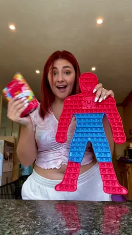 Giant skittle & chocolate spiderman POP-IT!!