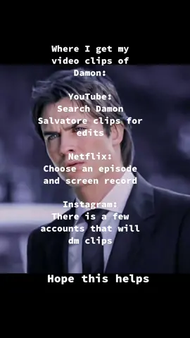 Where to find clips!#vampirediaries #damonsalvetore @iansomerhalder #CruelSummerConfessions #MyIdoles #fypシ #foryoupage