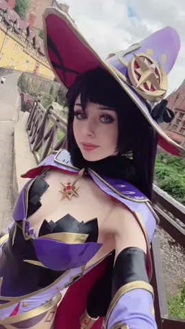 You see Mona walking about ur city, wyd? #genshimpact#genshinimpactcosplay#monacosplay