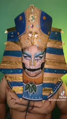 Maquillaje de Faraón #faraon #makeup #mua #magic #maquillaje #viral #dúo