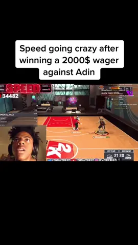 Speed is too funny😂 #adinross #speed #blou #zias #nba2k #NBA #basketball #fy #foryou #foryourpage #funny #virall