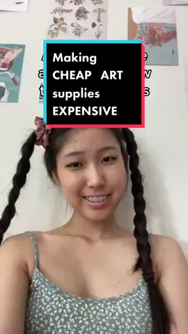 Making CHEAP art supplies ✨EXPENSIVE✨ #fyp #art #artist #arttok #coloredpencil