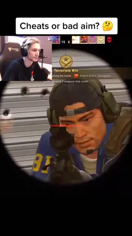 Is this cheats or he's just missing? 🤔 (via TTV xqcow) #csgo #csgofunny #csgomoments #csgomemes #gaming #xqcow