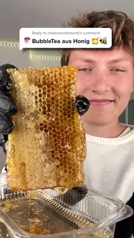 Wollt ihr mehr BubbleTea?🧋🍯 Wenn ja was als nächstes?❤️🔥 #bubbletea #bobabrühe #honig #bienenwaben #kochen