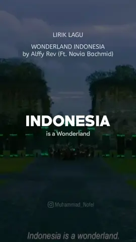 Lirik Wonderland Indonesia #wonderlandindonesia #viral  #liriklagu #berandatiktok #fypシ