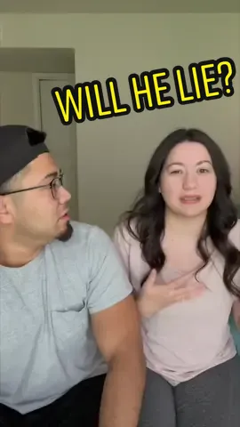 He isn’t a very good liar.. 😪 #viral #fyp #foryou #loyal #marriedlife #liar #himandher #rickyandlesly #funny #