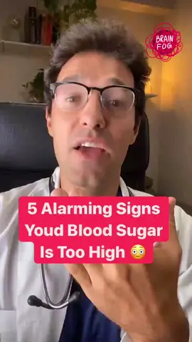 5 Alarming Signs Your Blood Sugar is too High #fatigue #bloodsugar #drymouth #brainfog #hyperthyroidism #health #nausea