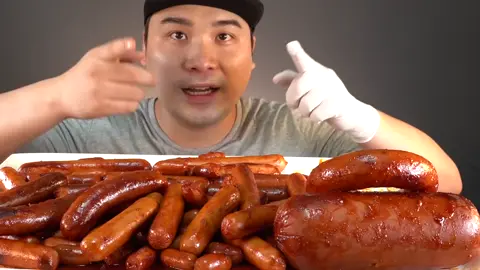 Mukbang Hàn Quốc ăn xúc xích khổng lồ thơm ngon 😋#ăncungtiktok #âmthực