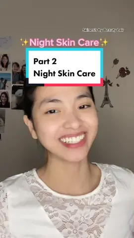 Part 2: ✨Night Skin Care Routine✨❤️ Skinesis Whitening Set by @beautylair #skincare #riyadh #riyadhtiktokers