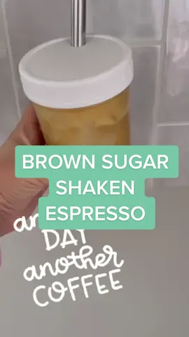 #startbucksdrink copycat for the win! This easy brown sugar shaken espresso is addicting! #ChewyChattyPets #shakenespresso