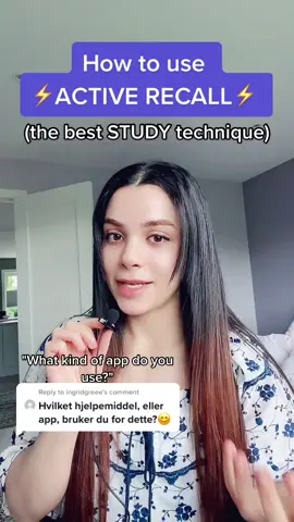 Reply to @ingridgreee #student #university #highschool #activerecall #studyhack #studytip #school #notionapp #medschool #medicalstudent #fyp