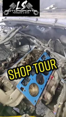 Working on another LS engine. Here's a little shop tour! #shop #fyp #mechanic #LS #snapon #cars #carsoftiktok #shoptour #LSX #turbo #boosted #tools
