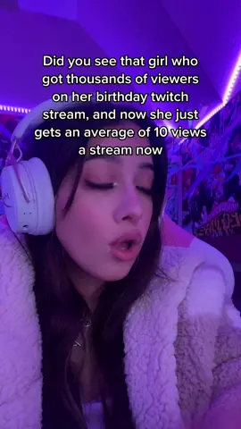 My birthday stream was live though😎✨💕 but please stop by my stream😃 #fypシ #twitch #GamerGirl