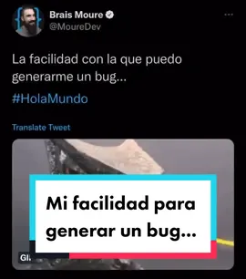 Mi facilidad para generar un BUG 🐛 #programador #programacion #programadores #tecnologia #AprendeEnTikTok #techtok #tech #developer #bug #dev