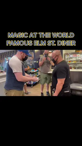 Did some #magic at the famous @elmstreetdiner and had a blast! Go check them out! #magictrick #magician #fyp #foryou #foryoupage #SmartfoodClub #viral