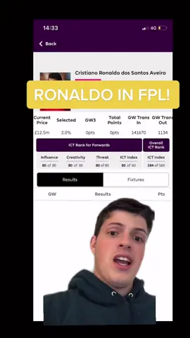 Ronaldo in FPL announced #FPL #FPLTIPZ #Fantasyfootball #PremierLeague