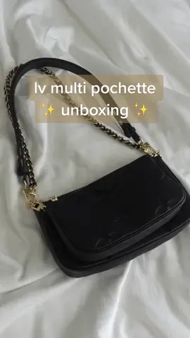 #lvmultipochette unboxing ✨ full details on my first luxury experience and bag on my yt channel! (link in bio) #lvunboxing