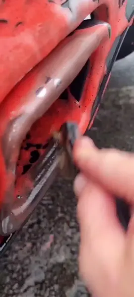 Always use lubrication when carrying out this task #fivestardetailing #exhaustpipe #exhaustsound #detailingtips #detailingbusiness #mobiledetailer