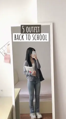 sắp tựu trường online nên phải lên clip, mn mún xem rì viu mixmatch món zì khác hem #schooloutfit #unioutfit