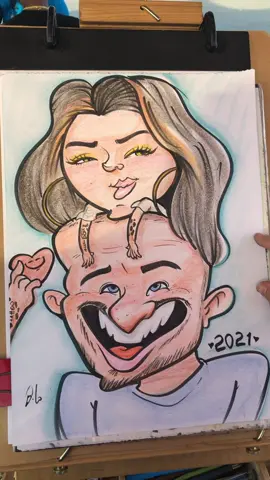 I guess she forgot to breath! Lol #cowricature #foryou #foryou #art #drawing #caricature #fy