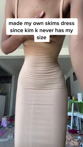 made my own skims dress #fashion #foryou #skims #sewing #dresses