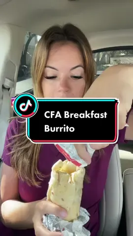 Solid rec as usual #chickfila #breakfastburrito #fastfood #foodreview #Foodie #mukbang #fyp #foryou #eatingshow