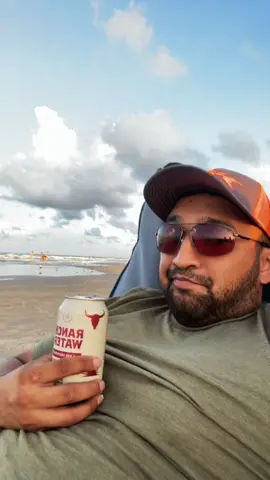 I’m gonna get back to it I promise y’all 😅 #manshit #somebeach #ShowYourGlow #funinthesun #portA #beachday #fyp #foryou #ranchwater #karbach