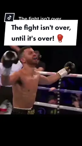 A lesson in life and in #boxing 🥊 #nevergiveup #comeback #showboating #karma #box #fighting #lifelessons