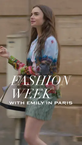 what #emilyinparis wore to #fashionweek #fashionmonth #netflix