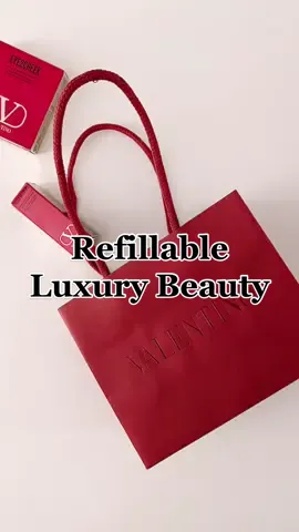 Refillable luxury makeup!? Yes ma’am! @Valentino.Beauty #valentinobeauty #gifted #sustianablepackaging #wakeupmakeup