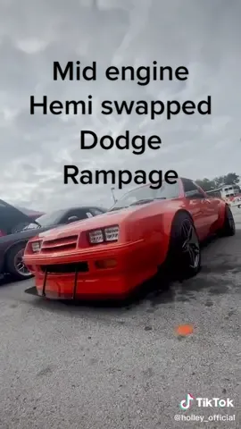 Mid engine Hemi swapped Dodge Rampage #mopar #moparornocar #foryoupage #mopardaily #dodge #rampage #midengine #hemiswap #hemi #trucksoftiktok #beast