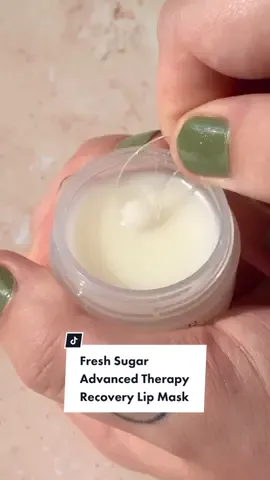 Wake up to luscious lips with the new @freshbeauty  Sugar Advanced Therapy Recovery Lip Mask, an overnight lip treatment designed to restore and condition the lips💕 #spacenk #freshbeauty #lipmask