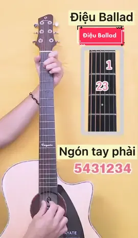 Anh em cùng mình học điệu Ballad nhé #xuhuong #trend #guitardemhat #hocguitar