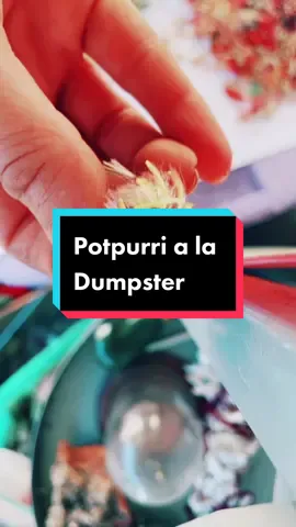Potpourri is easy and free thanks to a trip to the florist’s dumpster! #potpurri #florist #dumpsterdiving #freegan #crafts #aromatherapy #DIY #gardening