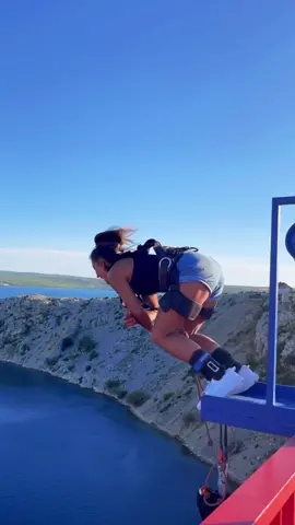 Got to Bungee jump of Maslenica bridge in Croatia! #fyp #foryou #foryourpage #adventuretime