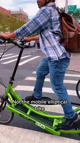 He got it 😂 #125thstreet #harlem #motivation #fyp #foryourpage #ellipticalbike #Fitness