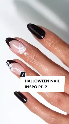 Reply to @bexby3  oh yes, definitely more Halloween to come! What looks should I do next? 👻🖤 #halloweennails #halloweennailart #welcomefall
