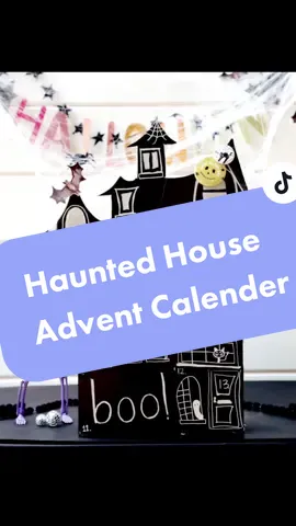 Make an advent calendar for Halloween using a utensil divider from Amazon.  #haunted #hauntedhouse #craft #craftsforkids #crafting