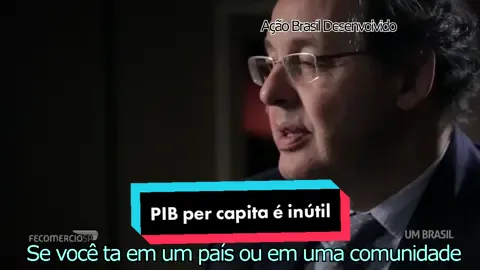 A INUTILIDADE DO PIB PER CAPITA #esquerdabrasil #direitabrasil #politicabrasil #politicaltiktok #eduardogiannetti