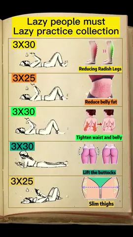 Female lazy fitness,want to have a good body to start exercise👏👏#Fitness #homeworkout #fitnessgirl #workout #exercises
