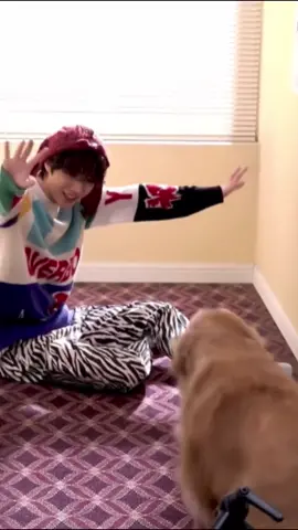 可愛い🐕と可愛い🧸のコラボ#tomorrow_x_together #ボムギュ #범규  #beomgyu #txt
