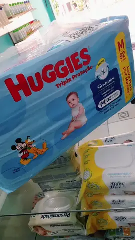 apresentação fralda Huggies tripla proteção