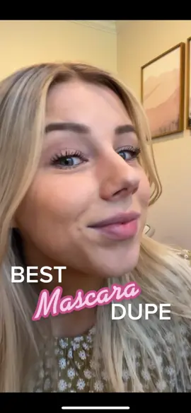 The BEST mascara dupe of all time. Been using @loréal paris for years now, I’ll never stop. #dupe #lorealparispartner